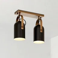 Lampy sufitowe - Lampa sufitowa Esra Avonni, możliwość ściemniania, czarny, salon / jadalnia, metal - miniaturka - grafika 1