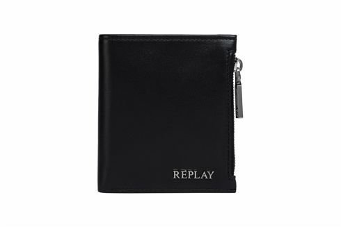 portafogli e portatessere mężczyzna replay fm5335.a1203 0094 sheep plain leather