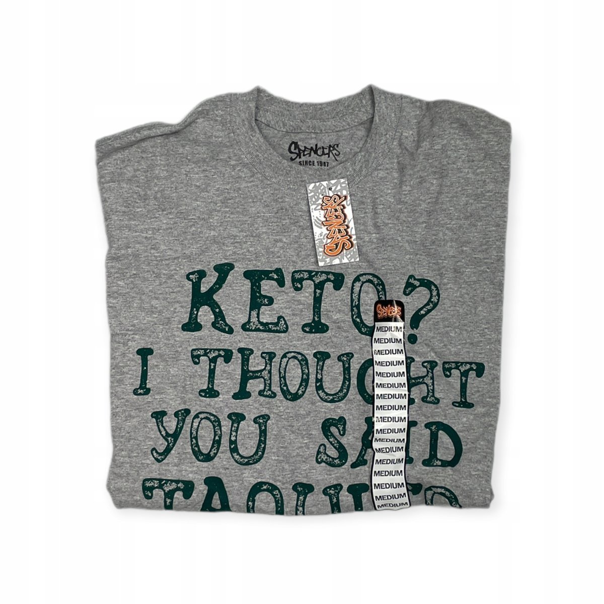 Koszulka t-shirt męski SPENCER'S napisy L