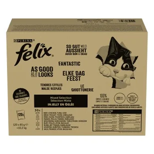 Felix So gut wie es aussieht 120 x 85 g Mieszana różnorodność 2 - Mokra karma dla kotów - miniaturka - grafika 1