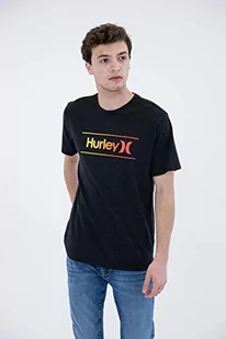 Hurley Męska koszula M Evd Reg OAO Gradiation Ss czarny czarny M DC3411 - Koszule męskie - miniaturka - grafika 1