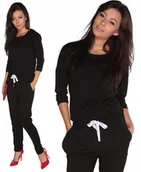 Kombinezony - KOMFORTOWY KOMBINEZON Z ZAMKIEM jakoś S,M,L - miniaturka - grafika 1