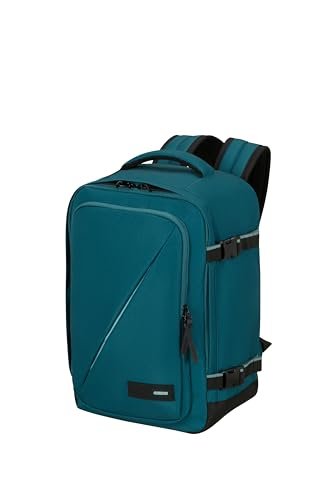American Tourister Take2Cabin - Bagaz podreczny pod siedzeniem (40 x 25 x 20 cm - 24 L - 0,50 kg) - Torba kabinowa, plecak samolotowy S Underseat, turkusowy (calkowicie turkusowy)