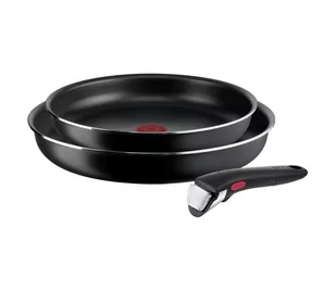 Tefal - Zestaw patelni 3 szt INGENIO EASY COOK &amp; CLEAN BLACK - Zestawy garnków i patelni - miniaturka - grafika 1