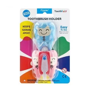 FLIPPER Uchwyt na przyssawki na szczoteczkę do zębów, PINK_BLUE, hit! Akc000022 - Szczoteczki do zębów dla dzieci - miniaturka - grafika 2