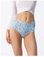 Majtki damskie - Figi damskie z wysokim stanem w wiosennych wzorach i kolorach Sakura Simple Maxi Julimex - miniaturka - grafika 1