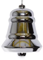 Bombki - EWAX, Bombka dzwonek srebrny dia 15x19cm - miniaturka - grafika 1