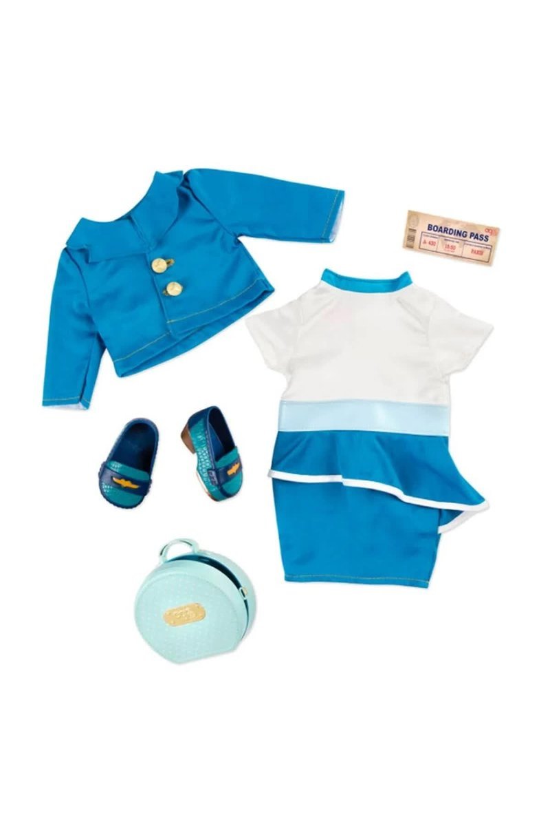 Our Generation Fashion Flight Deluxe Outfit akcesoria ubranko dla lalki 48cm Our Generation