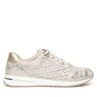 Sneakersy damskie - Sneakersy Remonte D1G04-60 Beżowy - miniaturka - grafika 1