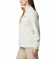 Bluzy damskie - Damski polar nierozpinany bez kaptura Columbia Benton Springs Half Snap Pullover Fleece II - beżowy - miniaturka - grafika 1