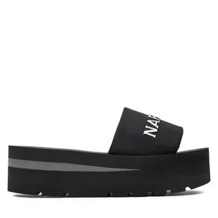 Klapki Napapijri NP0A4I8N Czarny - Klapki i japonki damskie - miniaturka - grafika 1