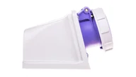 Gniazdka elektryczne - PCE Polska sp. z o.o. Gniazdo stałe 16A 2P 24V fioletowe IP67 TWIST 1622v - miniaturka - grafika 1