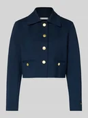 Marynarki i żakiety damskie - Żakiet krótki o kroju regular fit z mieszanki wiskozy model ‘PUNTO’ - miniaturka - grafika 1