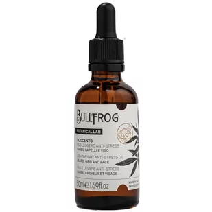 Bullfrog Olejek All in one do brody i twarzy 50 ml - Kosmetyki i akcesoria do pielęgnacji brody - miniaturka - grafika 1