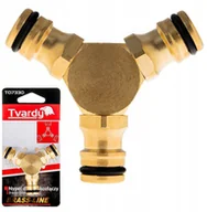 Inne akcesoria do nawadniania - Trójnik do łączenia 3 szybkozłączy BRASS-LINE 10/80 - miniaturka - grafika 1