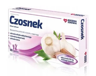Rodzina Zdrowia Czosnek x 30 kaps - Serce i układ krążenia - miniaturka - grafika 1
