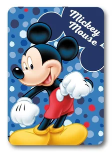 Kocyk Mickey Mouse MIC244228 100x140 cm - Koce i narzuty dla dzieci - miniaturka - grafika 1