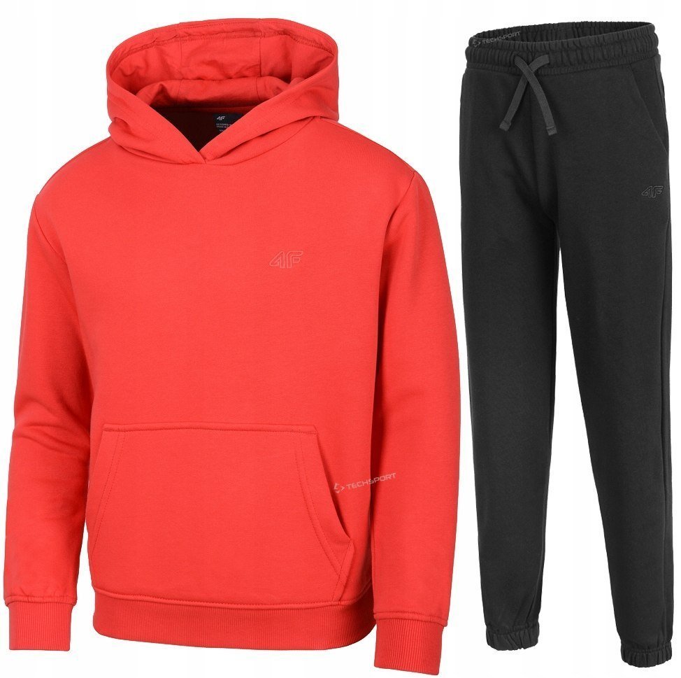 4F CHĹOPIÄCY DRES KOMPLET BLUZA KANGURKA SPODNIE / rozm 158