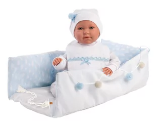 Llorens Lalka hiszpańska płaczący bobas Lalo 42 cm - Lalki dla dziewczynek - miniaturka - grafika 1