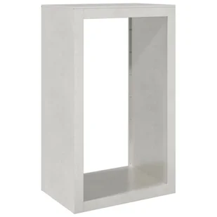 vidaXL Stojak na drewno opałowe, 60x40x100 cm, stal nierdzewna - Wózki magazynowe - miniaturka - grafika 1