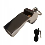 Piłka nożna - Gwizdek Metalowy ze Sznurkiem SPARTAN - miniaturka - grafika 1