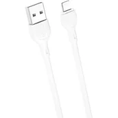 Kable - Kabel 2.4A 2m USB - Lightning XO NB200 biały - miniaturka - grafika 1