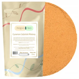 CYNANOM CEJLOŃSKI MIELONY 100G ORYGINALNY Premium Naturalny Wysoka Jakość - Przyprawy i zioła sypkie CYNANOM CEJLOŃSKI MIELONY 100G ORYGINALNY Premium Naturalny Wysoka Jakość - Przyprawy i zioła sypkie - miniaturka - grafika 1