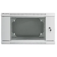 Szafy rack - Lanberg Szafa wisząca dwusekcyjna 19 6U szara WF02-6606-10""S (WF02-6606-10S) - miniaturka - grafika 1