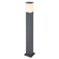 Lampy ogrodowe - Globo Herri 31732 lampa stojąca ogrodowa IP44 1x15W E27 LED antracyt/opalizowana - miniaturka - grafika 1