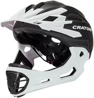 Kaski rowerowe - Cratoni C-Maniac Kask freeride'owy, black/white matte S/M | 52-56cm 2020 Kaski Fullface i Downhill 2015059130 - miniaturka - grafika 1