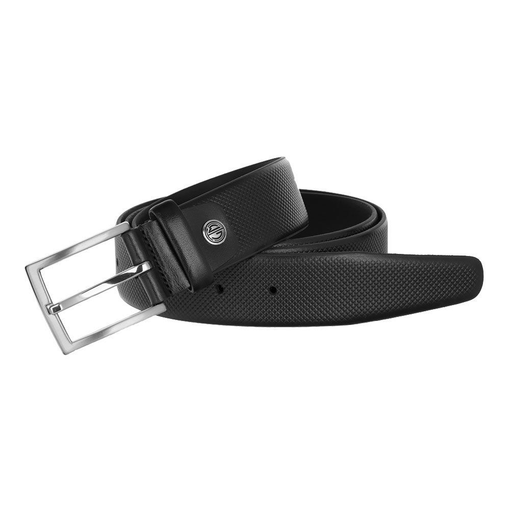 Pasek skórzany antyalergiczny Lindenmann 392 - Czarny 120 cm