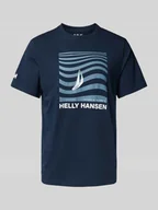 Koszulki męskie - T-shirt z nadrukiem z logo - miniaturka - grafika 1