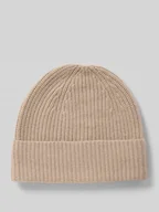 Czapki męskie - Czapka z dzianiny z kaszmiru z szerokim brzegiem - miniaturka - grafika 1