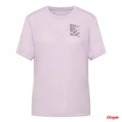 Koszulki i topy damskie - Koszulka Damska Jack Wolfskin Vonnan Graphic Explore - Pale Lavender - miniaturka - grafika 1