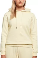 Bluzy damskie - Urban Classics Damska bluza z kapturem Organic Hoody, miękka żółta, XS - miniaturka - grafika 1