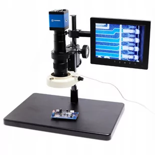 Mikroskop Dla Elektronika Kamera Hdmi Fullhd Ekran - Mikroskopy i lupy - miniaturka - grafika 1