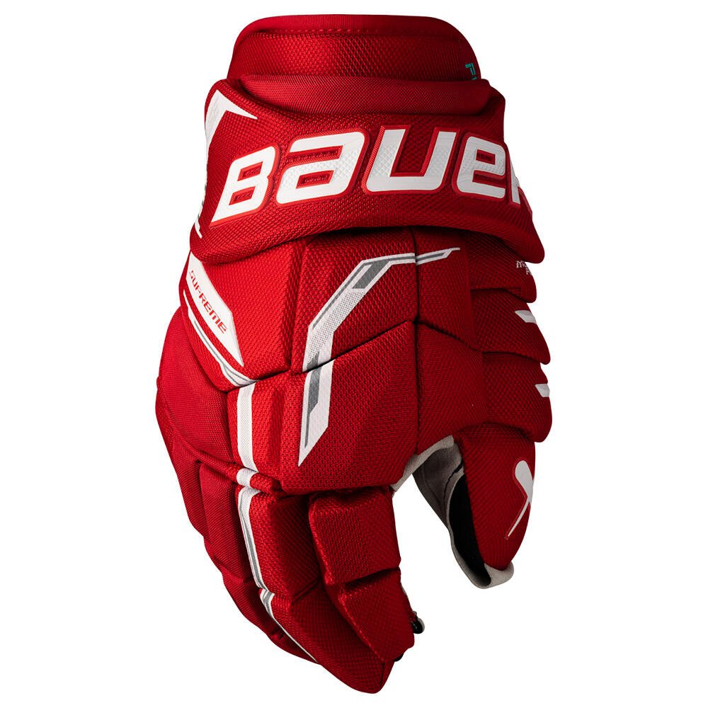 Rękawice hokejowe Bauer Supreme FUSE Red Intermediate 12″