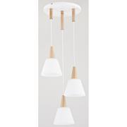 Lampy sufitowe - Alfa Lampa wisząca nowoczesna 3pł OPAL 60134 ALF60134 - miniaturka - grafika 1