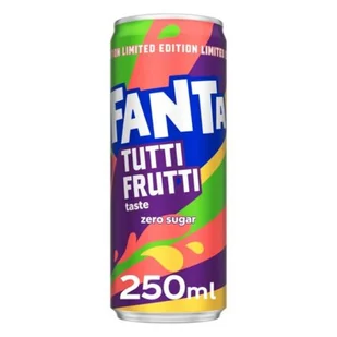 Fanta Tutti Frutti Zero Sugar 250ml - Napoje gazowane - miniaturka - grafika 1