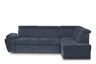 Narożnik prawy KONSIMO Ratlo, granatowy, 270x190 cm - Narożniki - miniaturka - grafika 1