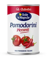 Pasztet i przetwory mięsne - O'Sole e Napule Pomidory Piccanti włoskie cherry z papryczką chilli pusz.400g - miniaturka - grafika 1