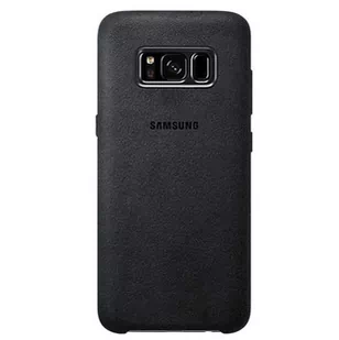 Samsung Oryginalna nakładka Alcantara na Galaxy S8 Plus NA TYŁ TWORZYWO SZTUCZNE GRAFITOWY EF-XG955ASEGWW - Etui i futerały do telefonów - miniaturka - grafika 1