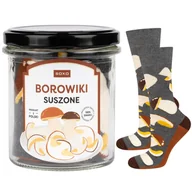 Skarpetki męskie - Skarpetki męskie kolorowe SOXO borowiki suszone-40–45 - miniaturka - grafika 1