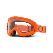 Gogle i okulary motocyklowe - Gogle Cross Dziecięce Oakley O-Frame 2.0 Pro XS Clear Moto Pomarańczowy - miniaturka - grafika 1