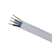 Przewody elektryczne - Przewód YDYp 4x4 żo 450/750V biały HD; TELE-FONIKA - miniaturka - grafika 1