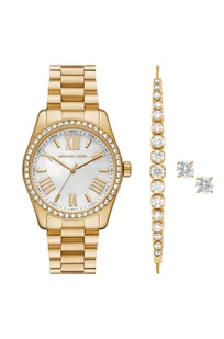 Michael Kors zegarek damski kolor złoty - Smartwatch - miniaturka - grafika 1