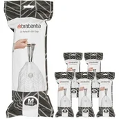 Worki na śmieci - Brabantia Worki na śmieci PerfectFit rozmiar M 60L 6x20cm 138867 120 szt. - miniaturka - grafika 1