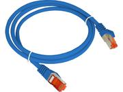 Kable miedziane - Patch-cord S/FTP kat.6A LSOH 1.0m niebieski ALANTEC  - ALANTEC - miniaturka - grafika 1