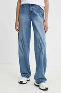 Spodnie damskie - Armani Exchange jeansy damskie high waist 6DYJ52 Y19KZ - miniaturka - grafika 1