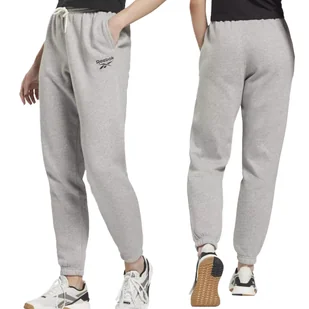 Reebok damskie spodnie dresowe szare dresy joggery HI5849 XL - Spodnie damskie - miniaturka - grafika 1